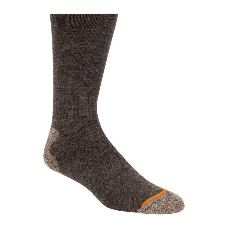 Weatherproof mens 3 Pack Crew Hiking Socks, Dark Brown, 10 13 US - Image 2